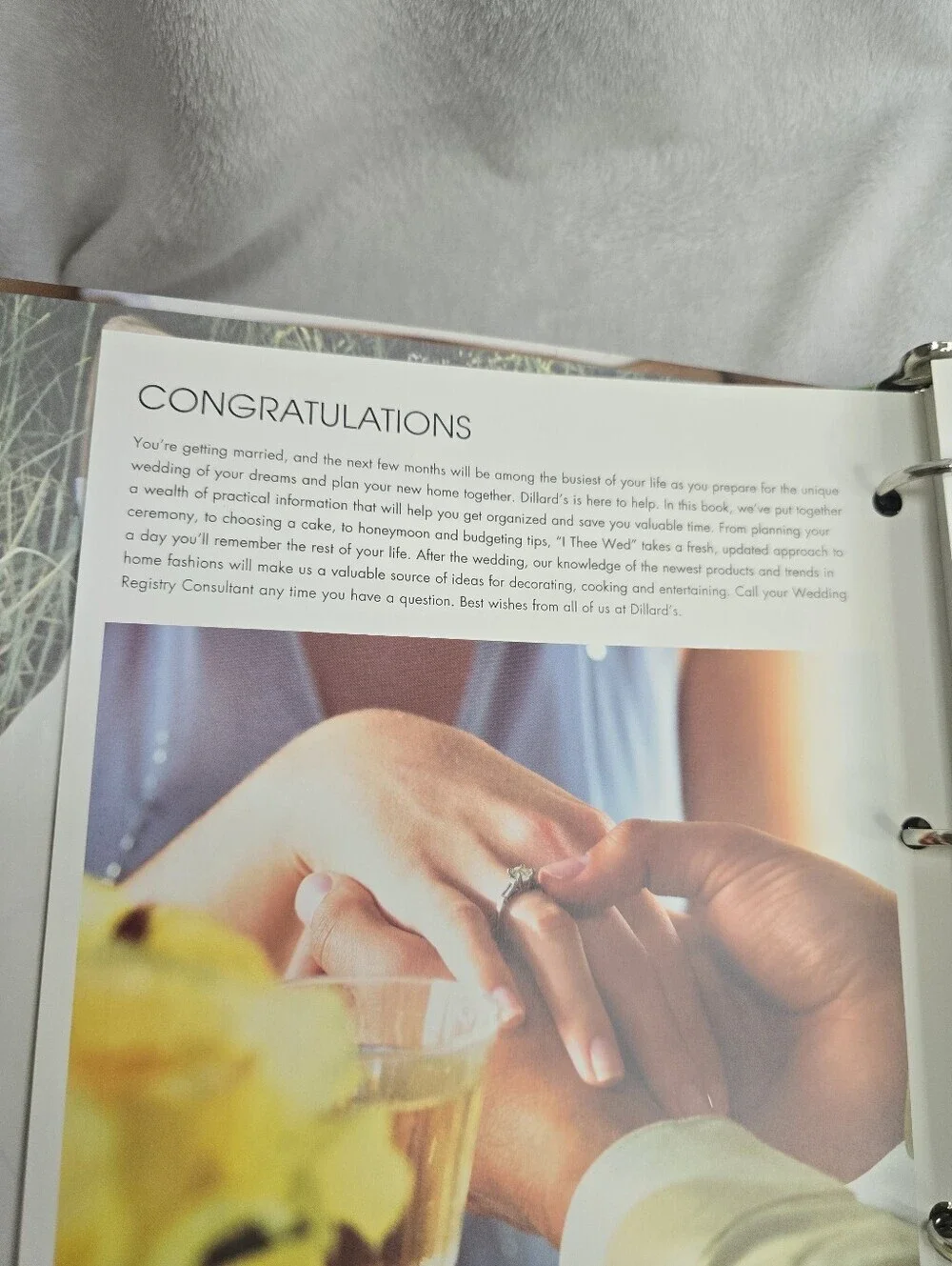 Dillard's I Thee Wed Wedding Planner Binder/ Organizer Eleventh Edition